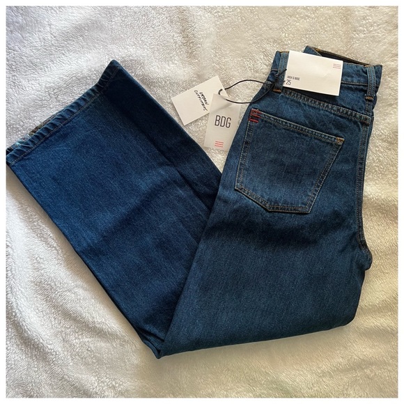 BDG Patchwork high rise, wide leg, denim jeans - Picture 7 of 13